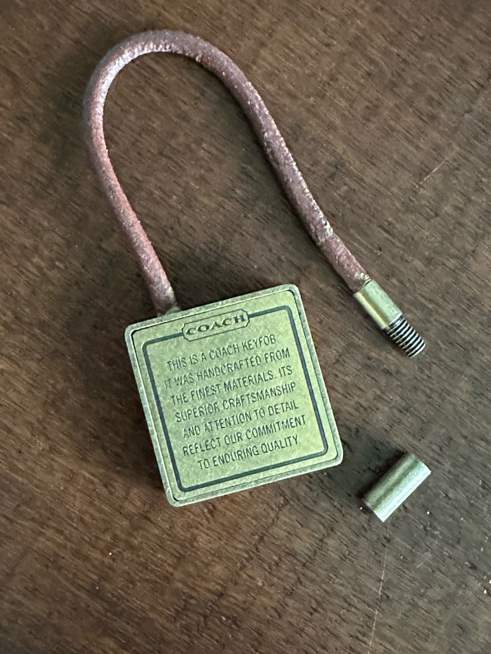 Coach Metal Story Patch Fob - Picture 6 of 7